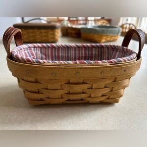 Longaberger 2003 Knick Knack basket set